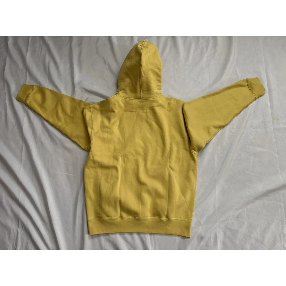 NEW Nike Solo Swoosh Fleece Pullover Hoodie Yellow Men's Size Medium DX1355-700